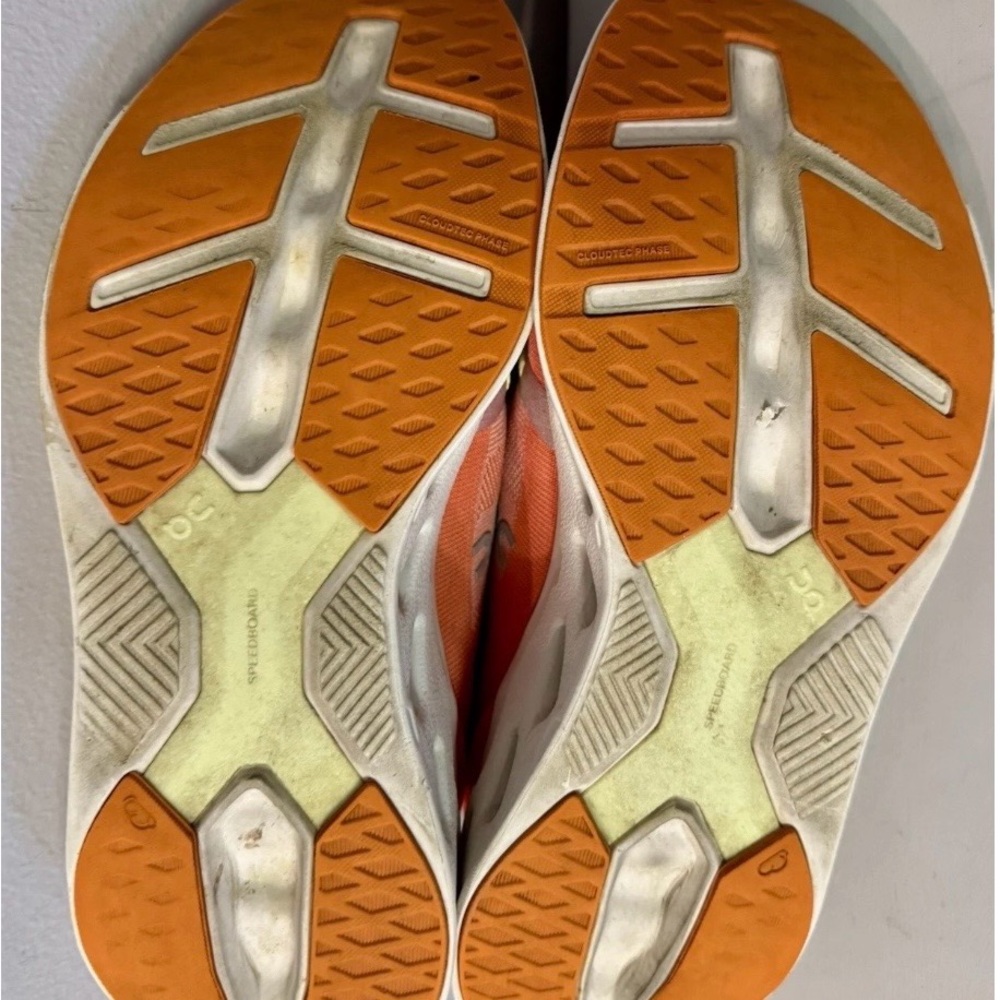 On CloudEclipse Flame Ivory Women’s Running shoes Size 8 - Picture 10 of 11